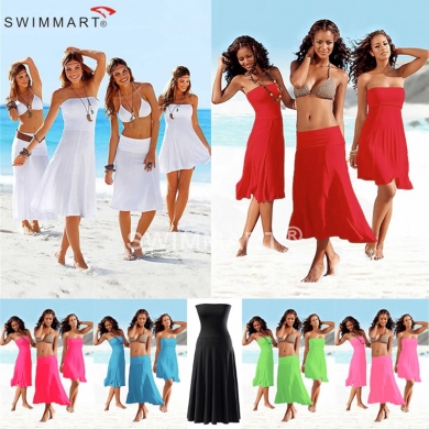 Most Popular Match Bikini Multi - wear infinite Cover ups Convertible Beach dress