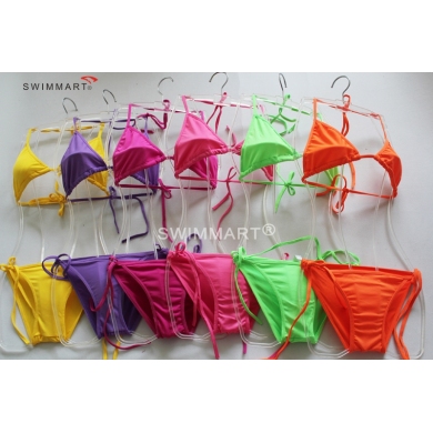 Hot Wholesale Promotion Cheap  2016 Strappy Halters Tiny Bikini swimwear