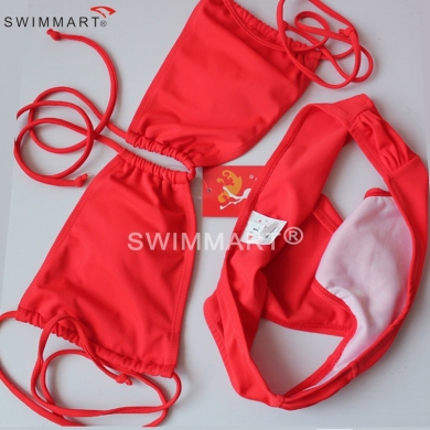 High Quality Nylon Lycra Fabric Multi - wears Cute Girl and mature Women's swimsuit Bikini