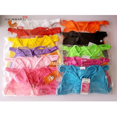Strappy Halters Top Closured Bottom Cheap Women Brazilian Bikini 