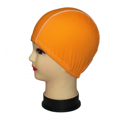 Hot Sales Random Solid Color n Print Unisex Nylon Lycra Composition Fabric Swim cap