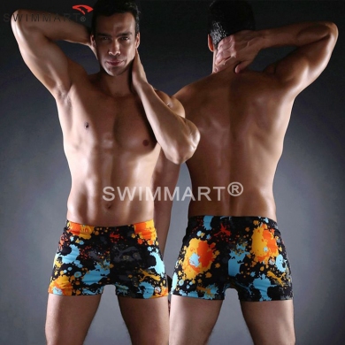 Most Popular Model Cool Allover-Print Swim trunks Large Male Plus size men Swimsuit Drop shipping