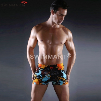 Most Popular Model Cool Allover-Print Swim trunks Large Male Plus size men Swimsuit Drop shipping
