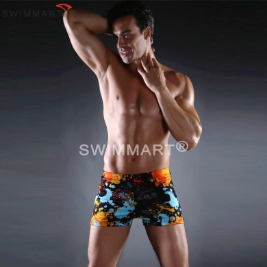 Most Popular Model Cool Allover-Print Swim trunks Large Male Plus size men Swimsuit Drop shipping