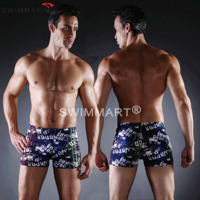 Worldwide Men Favorite Elastic and ties Plus size XXXL Cool men Swimwear trunks