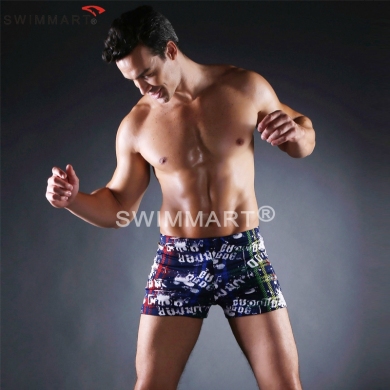 Worldwide Men Favorite Elastic and ties Plus size XXXL Cool men Swimwear trunks