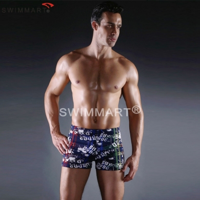 Worldwide Men Favorite Elastic and ties Plus size XXXL Cool men Swimwear trunks