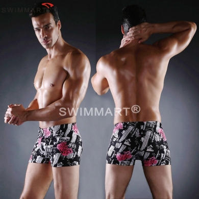 Popular Worldwide Waist Band and ties Big Male Large Plus size Men Swimming trunks