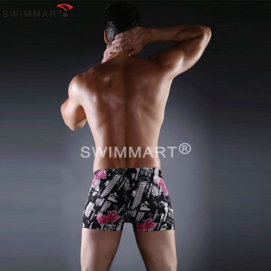 Popular Worldwide Waist Band and ties Big Male Large Plus size Men Swimming trunks