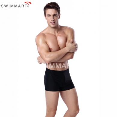 Dot imprint Elastic Band adjustable ties High Quality Lycra men Swim trunks