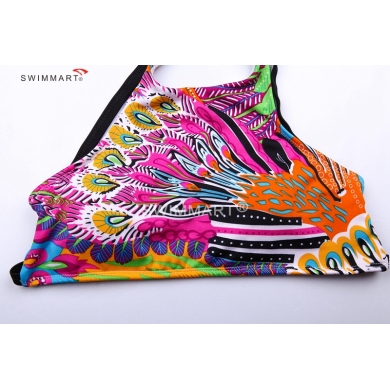 Tank Top Back Cross-strap Amazing Sexy Push Up Woman Bikini