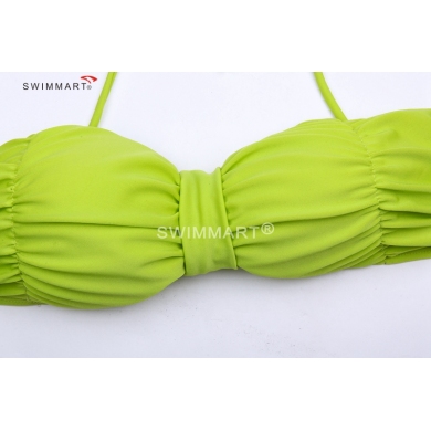 Scrunch Push up Top Patchwork Bottom Fully lined Women Swimwear Latest Design Bikini