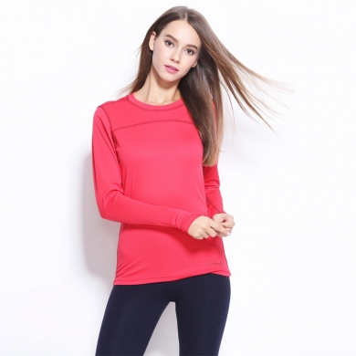 Plus size Female Breathable Quick Dry Long Sleeve Sports T shirts for Women Yoga Running Fitness S - 3XL