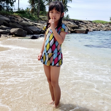 2023 Kids Girl Swimwear 8-12T Daughter Wrap Beachwear Children Swimsuit Toddler Teenage One Piece Bathing Suits
