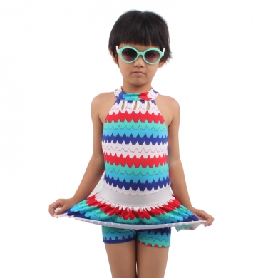 8-12T Children Swimwear Daughter Beachwear Cute Girl Bathing Suits Toddler Teenage One Piece Swimsuit Kids Swim Wear