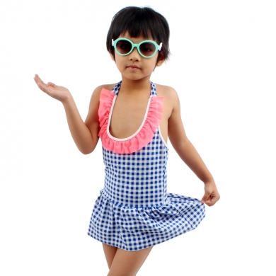 6-10T Children Swimwear mini Flounce Cute Girl Beachwear Toddler Infant Bathing Suits Kids Swimsuit Drop Shipping