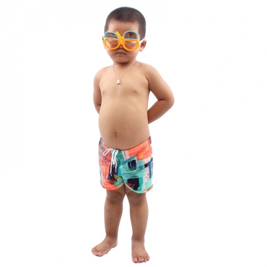 Kids Boy Swimwear Waist tied Children Swimsuit Cute Boys Beachwear Teenage Swimming Trunk Toddler Bathing Suits