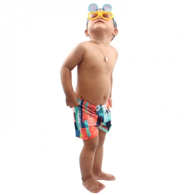 Kids Boy Swimwear Waist tied Children Swimsuit Cute Boys Beachwear Teenage Swimming Trunk Toddler Bathing Suits