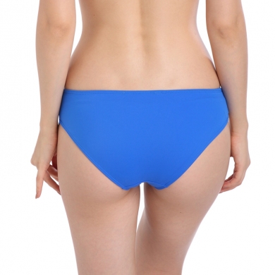 2023 Hot Wholesale Nylon Quality Sexy Women Beach Panty European American Female Bikini Bottom Royal Blue Swim Briefs