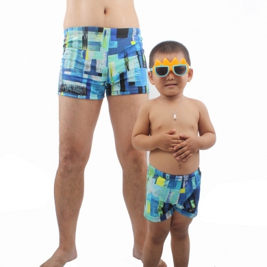 SWIMMART 2023 Summer Daddy Son Swimsuit Family Swimming Shorts Swimwear Parent Child Swim Trunk Bathing Suits